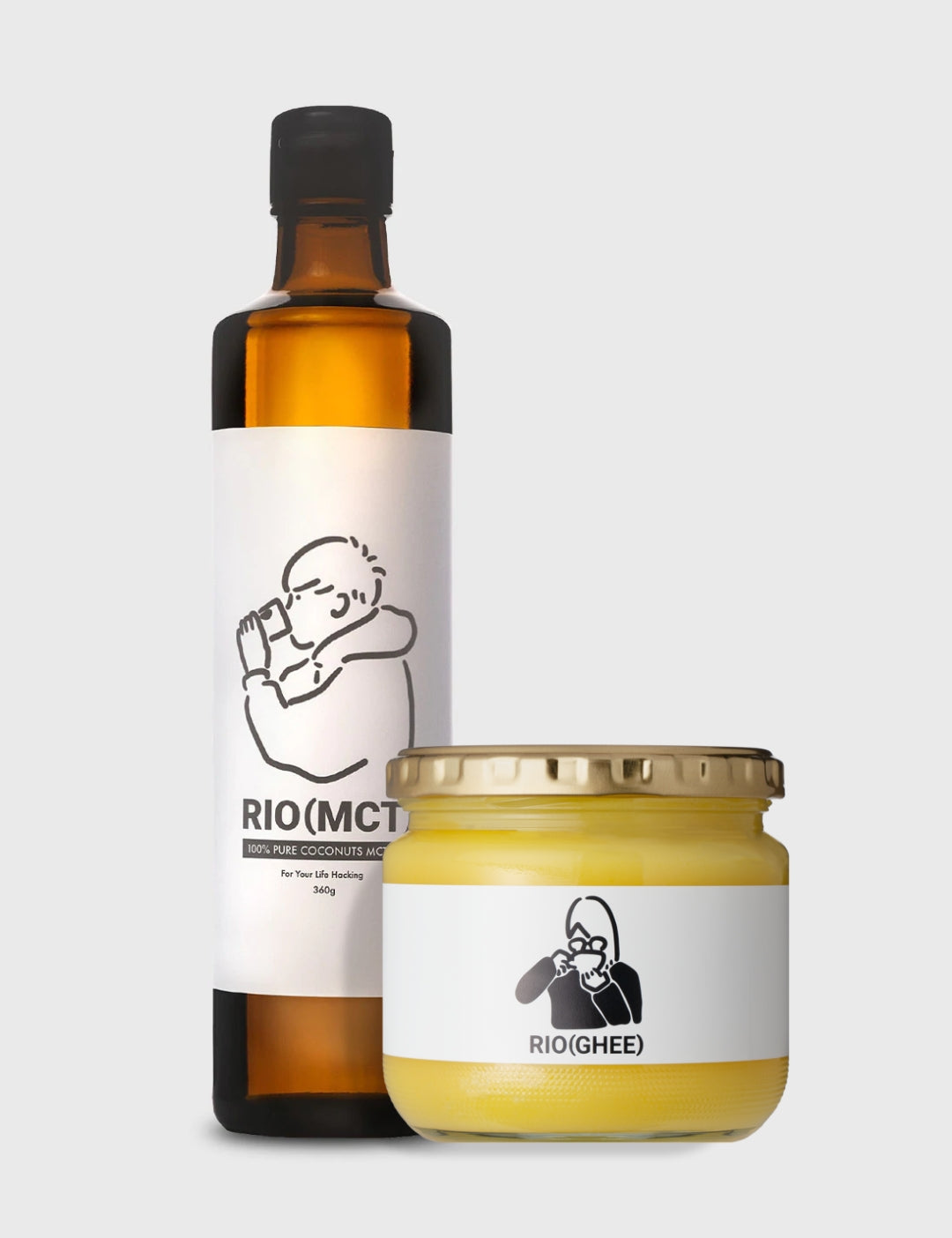 [バターコーヒー専用セット] RIO(MCT)&RIO(GHEE)